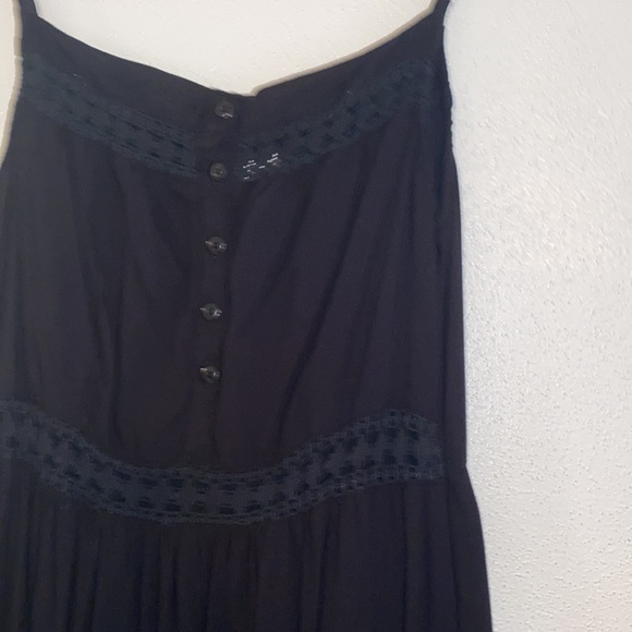 Black boho maxi dress - Picture 3 of 5